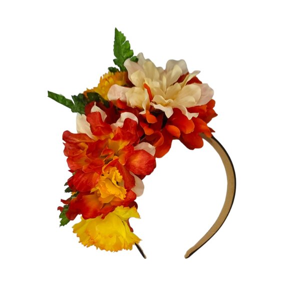 Flowers Multi-Color Headband - Model A - NEW - Picture 1 of 1